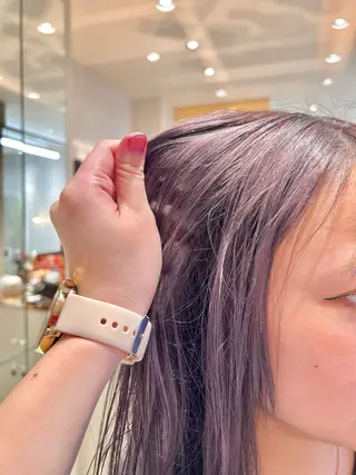 カラー 暖色カラ-ෆ˚顔周り 🎀ོ白岩亜実🎀ོのヘアスタイル