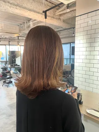 カラー ハルカ ・のヘアスタイル