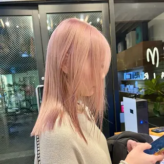 ミディアム カラー GO TODAY SHAiRE SALON 原宿本店所属・ボブ/レイヤー/ ハッシュカット/河内のヘアスタイル