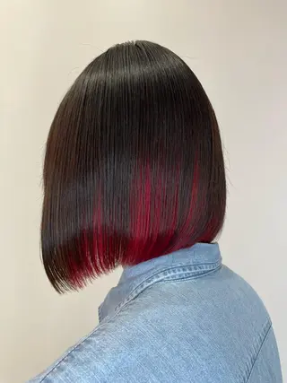 ミディアム カラー HIKARU副店長/ ✨️髪質改善のヘアスタイル