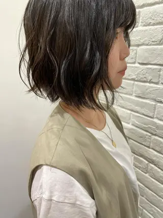 ミディアム カラー belta.🌱 安藝夏花🌻のヘアスタイル