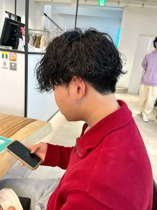 ショート パーマ メンズ 🇰🇷カルマパーマ kaito🇰🇷のヘアスタイル