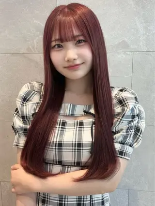 ロング カラー ヘアアレンジ ️🫧中島遼香🫧 Ess🪽髪質改善のヘアスタイル
