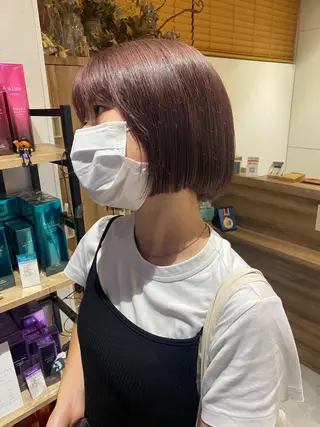 ショート カラー パーマ指名No1 /namiのヘアスタイル