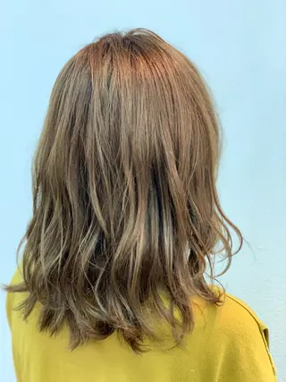 ミディアム カラー IORI #韓国ヘア#髪質改善のヘアスタイル
