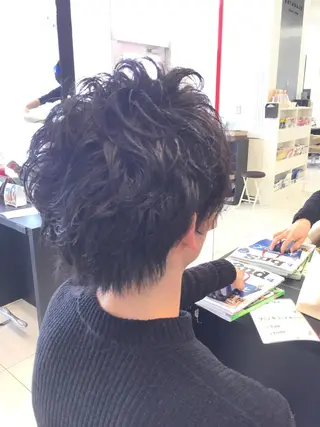 ショート パーマ 小野 修平のヘアスタイル