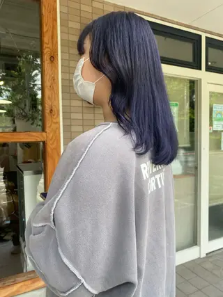 セミロング カラー なぎ🌿.∘[ボブ, ニュアンスカラー]のヘアスタイル