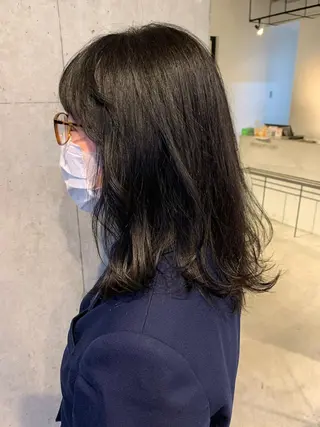 ミディアム ピンクベージュ/新潟 万代/高橋桃葉🍑のヘアスタイル