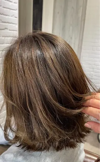 ミディアム カラー Renatus店長 金子裕美のヘアスタイル