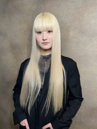 ロング カラー FBeauty 青山店所属・パーマ特化美容師 表参道のヘアスタイル