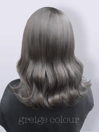 ロング 有村 涼のヘアスタイル