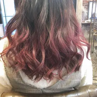 セミロング カラー 藤木 雅俊のヘアスタイル