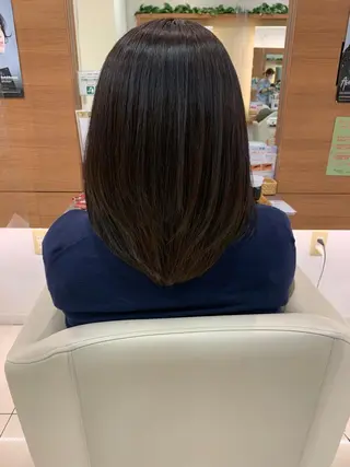 ミディアム カラー パーマ 頭浸浴×似合わせ HolyGrailのヘアスタイル