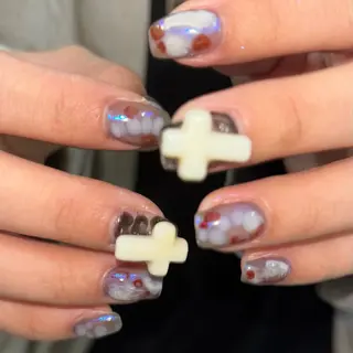 ネイル 🪐富島彩夏 /海外nail🪐のネイルデザイン