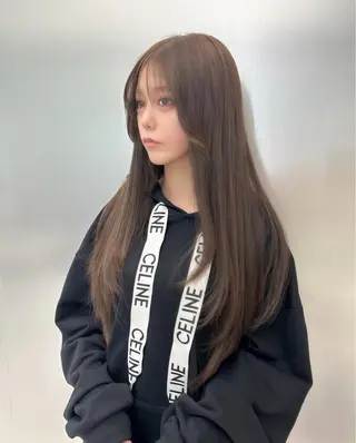 ミディアム 心斎橋ヘアカラー ブリーチmarinaのヘアスタイル