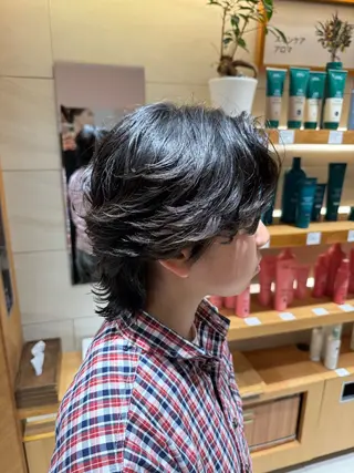 パーマ メンズ 古賀 治輝のヘアスタイル