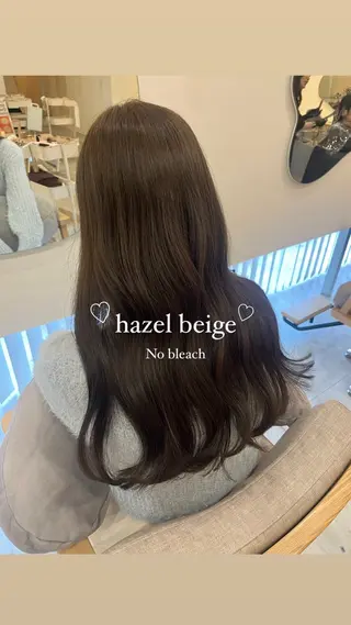 カラー 山口 愛結のヘアスタイル