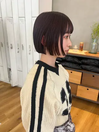 ショート カラー ボブ指名No.1/ ボブパーマ/ユキのヘアスタイル