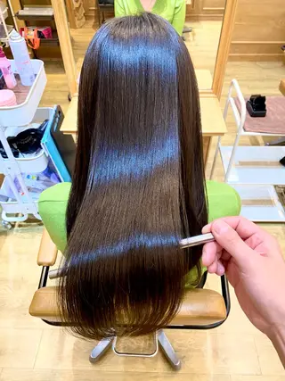 ロング 千 田のヘアスタイル