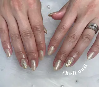 ネイル あゆ🎀/ワンホンネ イル/痛ネイルのネイルデザイン