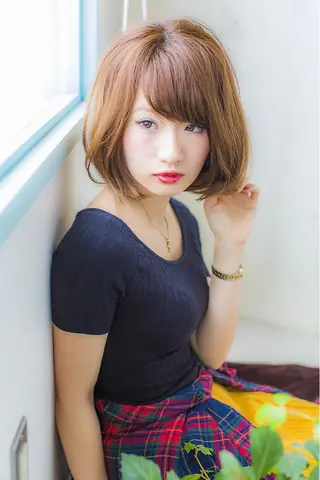 ミディアム カラー 髪質改善 suzukiのヘアスタイル