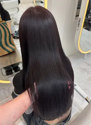 ロング カラー 韓国レイヤー×暖色 カラー🎀ASAKAのヘアスタイル