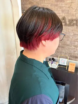 ショート カラー 𝒌𝒚𝒐𝒌𝒂 🍀のヘアスタイル