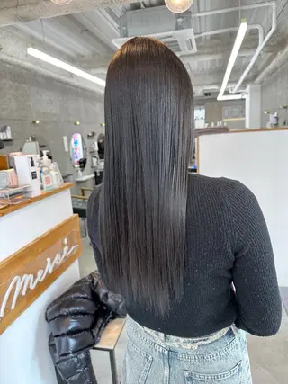 ロング カラー 八谷 将平のヘアスタイル