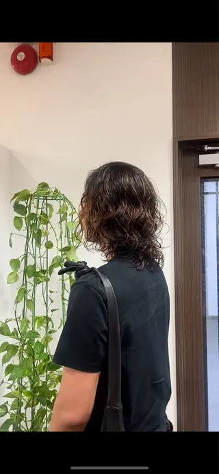 パーマ メンズ 山本 梨華のヘアスタイル