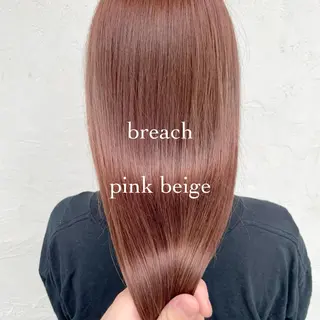 ミディアム カラー 顔周りカット× 髪質改善【リョウ】のヘアスタイル