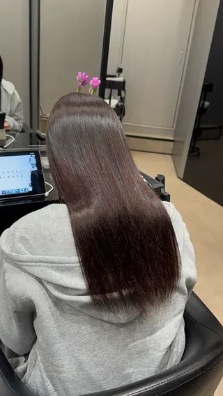 ロング カラー 池田 龍生のヘアスタイル
