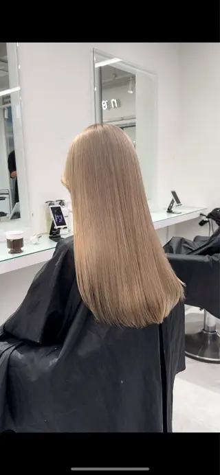 ロング カラー 透明感カラー/ ブリーチ/💓パタオのヘアスタイル