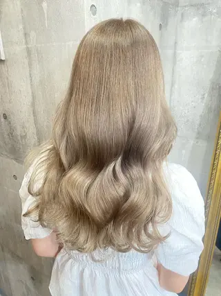 セミロング カラー SHURI❤️🔥 中/韓mix ♡のヘアスタイル