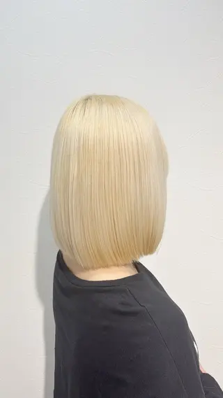 ミディアム カラー ブリーチ予約率90% 以上✨森山陽向のヘアスタイル