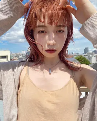 セミロング カラー Pros所属・nana/レイヤー /酸性ストレートのヘアスタイル