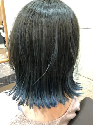 ミディアム カラー olino 【オリノ】西田辺のヘアスタイル