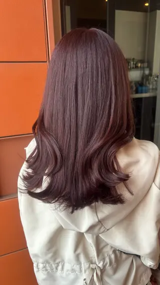 カラー miyu/ボブ/ 透明感カラー/栄のヘアスタイル