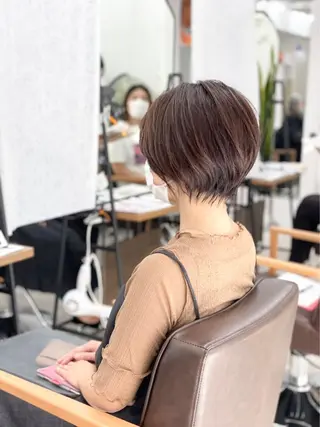 ショート カラー ヘアアレンジ メンズパーマ 特化中澤のヘアスタイル
