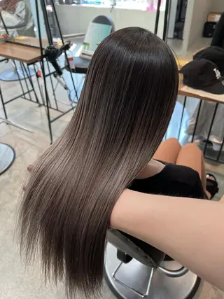 ロング カラー La fith hair ruu.所属・lafithhair ruu.南本庄のヘアスタイル
