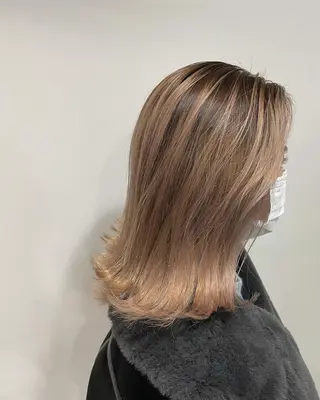 ミディアム カラー 五十嵐 雄毅のヘアスタイル