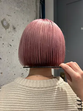 ショート カラー 🦖ミニボブ/ボブ /MOEKA🦕のヘアスタイル