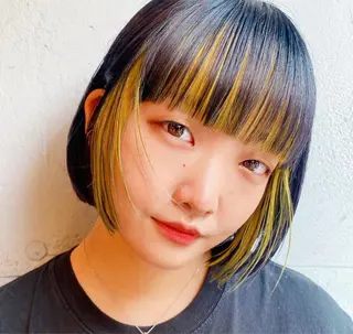 ミディアム カラー 小笠原 悠斗のヘアスタイル