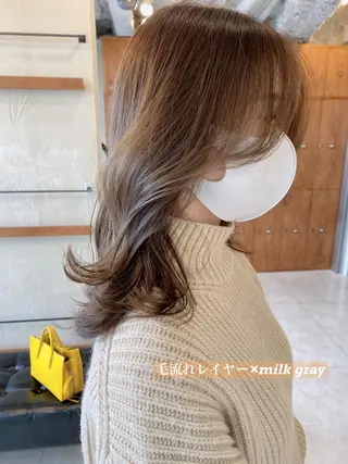 ミディアム 鎌倉 彩のヘアスタイル