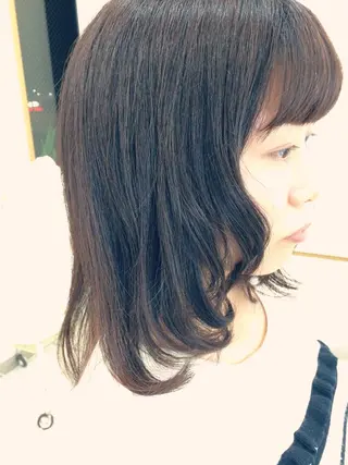 ミディアム いけだ ゆうのヘアスタイル