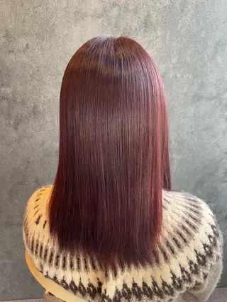 セミロング カラー yui 𓂃🎀のヘアスタイル