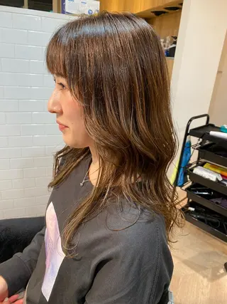 ロング 西山 恵太郎のヘアスタイル