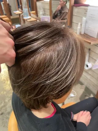 ミディアム カラー EARTH菊名店👾 ひらのすぐるのヘアスタイル