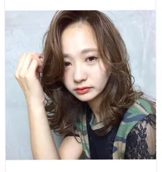 ミディアム カラー FUKUSHIMA 🔥のヘアスタイル