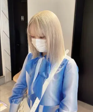 ミディアム カラー パーマ ヘアアレンジ メンズ キッズ ネイル マツエク・マツパ アイブロウ Eirデザイナーズ サロン茶屋町tomoのヘアスタイル