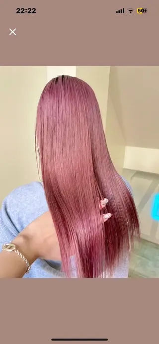 ロング カラー マツエク/ハイト ーン🌺kae🌺のヘアスタイル